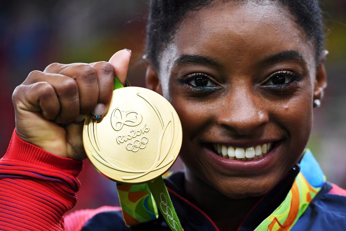 Simone Biles fourth gymnast to win 4 gold medals in the Olympics