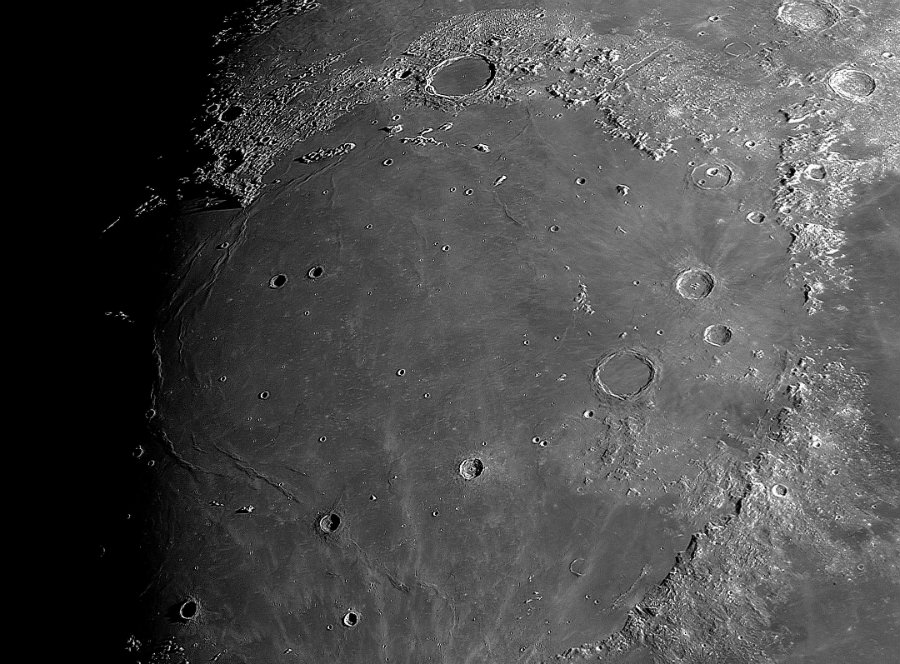  The Imbrium Basin has been an object of study since the 19th Century. Photo Courtesy of Robert Reeves