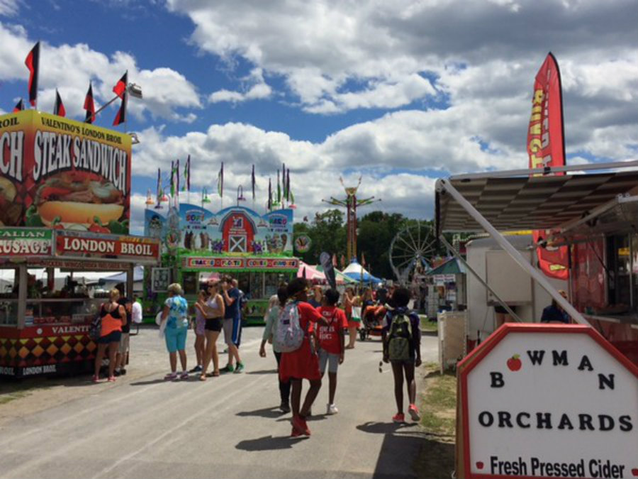 Saratoga County Fair officials gather in June to commemorate the 175th anniversary of the first fair held in Saratoga. Image Credit: JRC