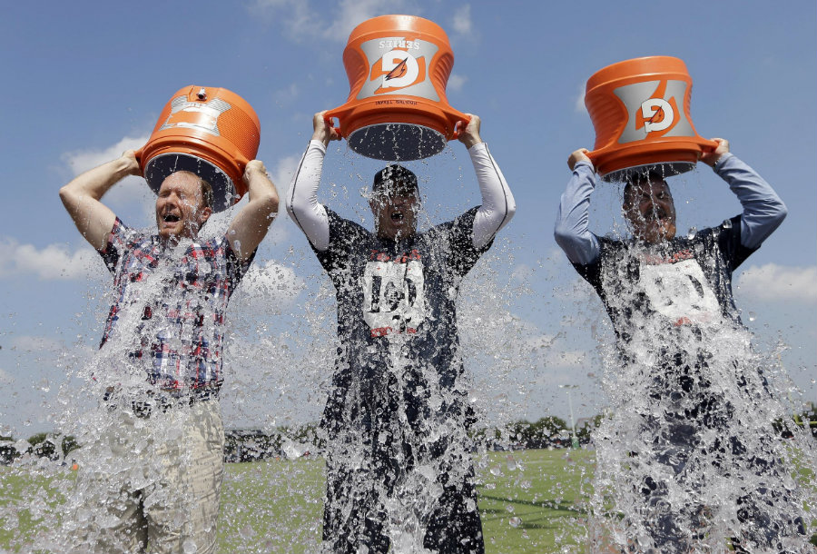 The ice bucket challenge got so popular, TV stars and Movie Stars began to do it as well as renowned athletes. Image Credit: Comedy Wire