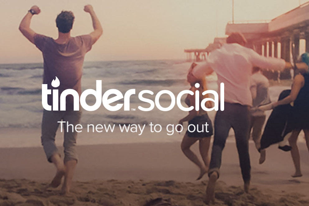 Tinder Social could offer its user a safer way to meet people in comparison with the original Tinder app, given that people are safer in groups. Image Credit: PSFK