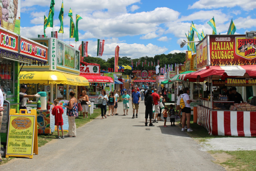 Saratoga's County Fair is not only about horses and racing, but also having a family day filled with fun activities for the children and great food for all. Image Credit: Stewarts Shop