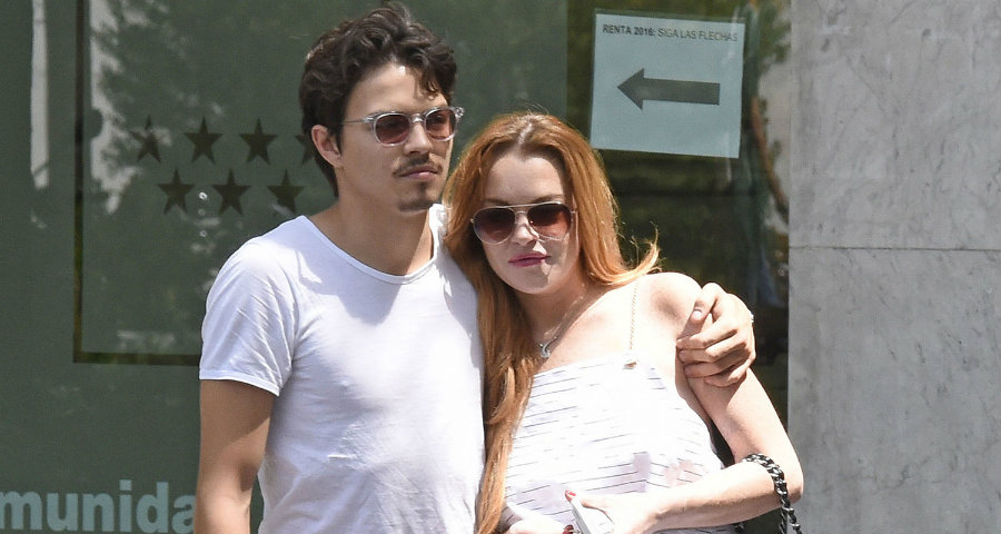 Although there are rumors saying that Lindsay Lohan is pregnant with her fiancé Egor Tarabasov, the actress has been seen relaxing on a luxury yacht, fishing, drinking beer and smoking. Photo credit: Just Jared