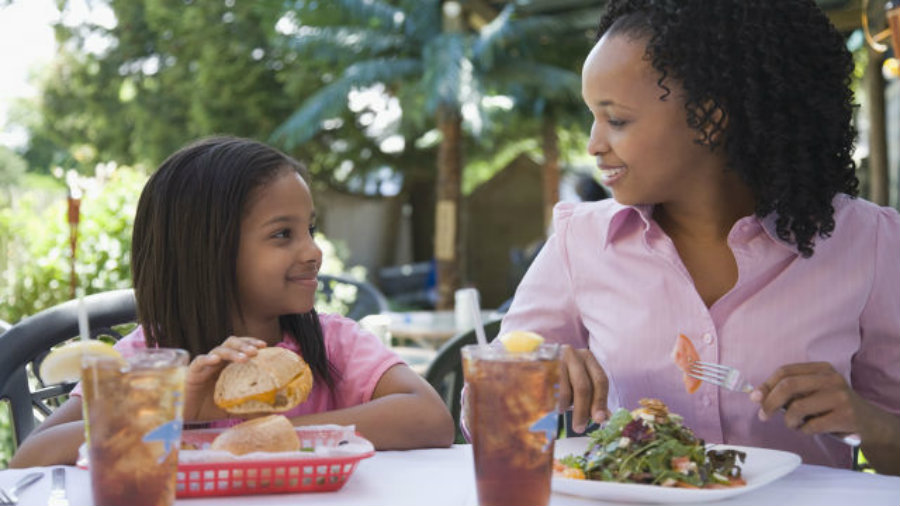 In the adolescence, calories per day increase to 1,800 to 2,000 depending on the gender, as well as the ideal consumption of vegetables and fruits. Image Credit: Live Science