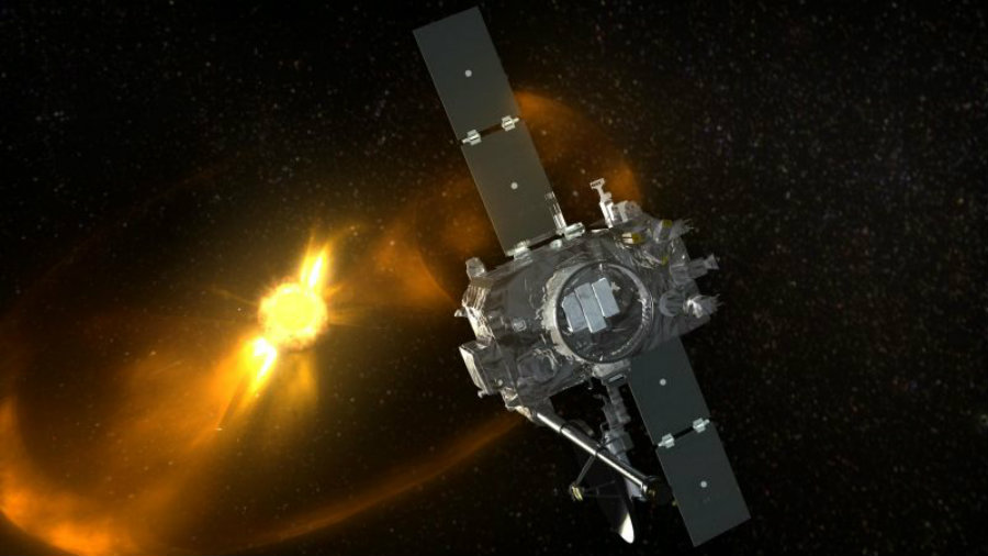 The STEREO-B probe had been manufactured to reset after not communicating for 72 hours, so the mission team decided to test the craft's re-boot to see if it would establish communications again. Image Credit: NASA