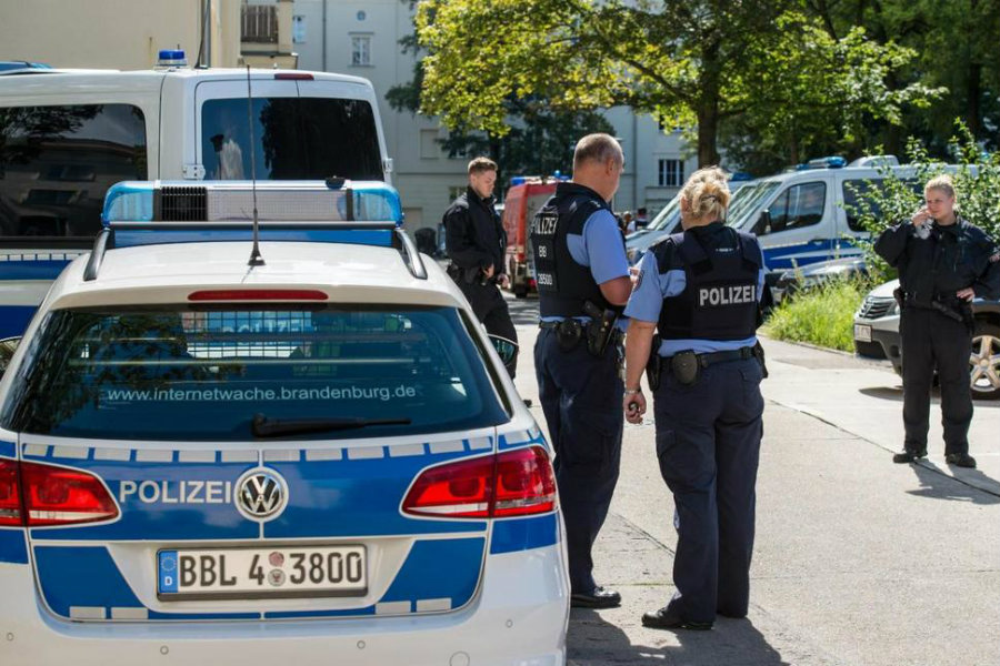 A  27-year-old German man was arrested on Wednesday after he was suspected of storing materials in his home that could be used as explosives. Photo credit: Patrick Pleul / AP / US News and World Report