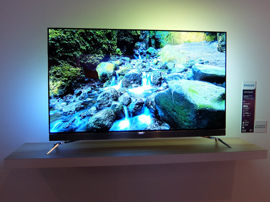 the 901F TV. It is the first OLED television of the company, and initial reviews find it promising. Photo credit:  Stuff