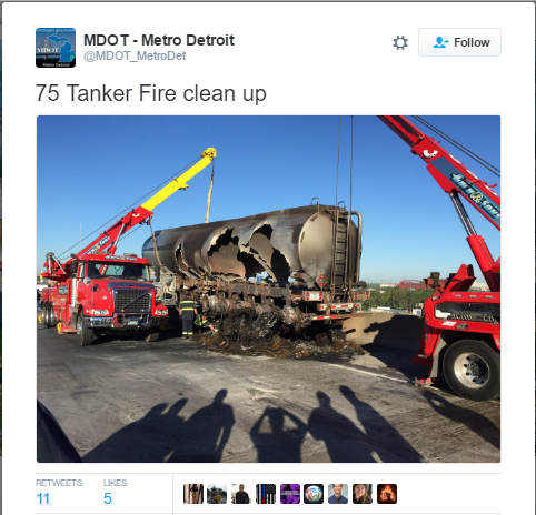 Tanker Fire