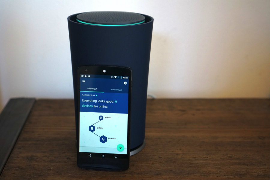 It will be Google's second take on routers after the release of the OnHub model. Photo credit: Engadget