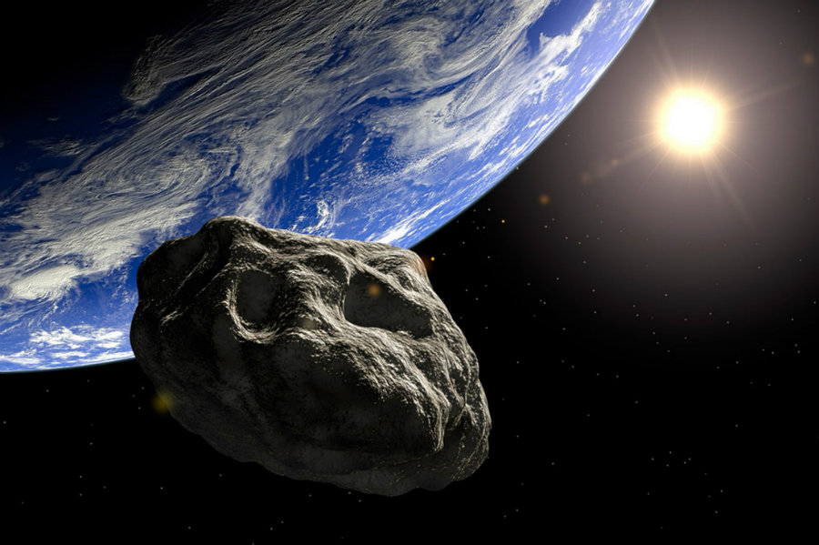 An asteroid is going to pass close to Earth tonight. Photo credit: Daily Galaxy