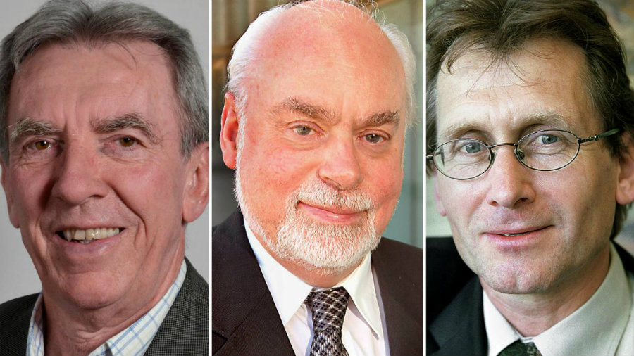 Bernard Feringa (right), Jean-Pierre Sauvage (left), and James Fraser Stoddart were awarded with the 2016 Nobel Prize in chemistry. Photo credit: Swi.s4.webdigital.hu