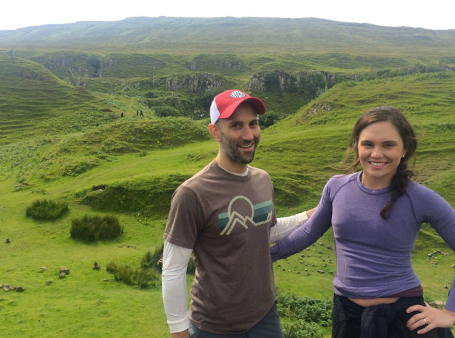 Peter DeMarco and his wife, Laura. Photo credit: Peter DeMarco / The New York Times