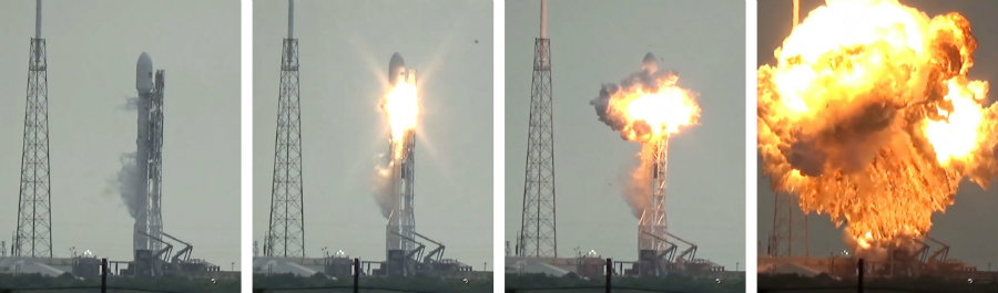 Space X declared that the company found out what caused the explosion on the Falcon 9 on September 1st. Photo credit: US Launch Report / Spaceflight Now