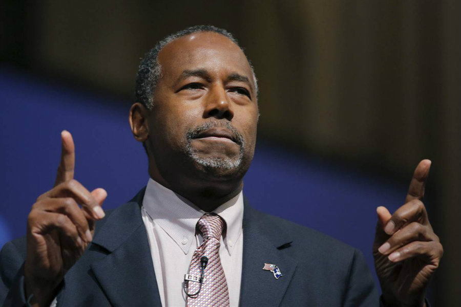 Ben Carson has been chosen to lead the Department of Housing and Urban Development. Photo credit: NBC News