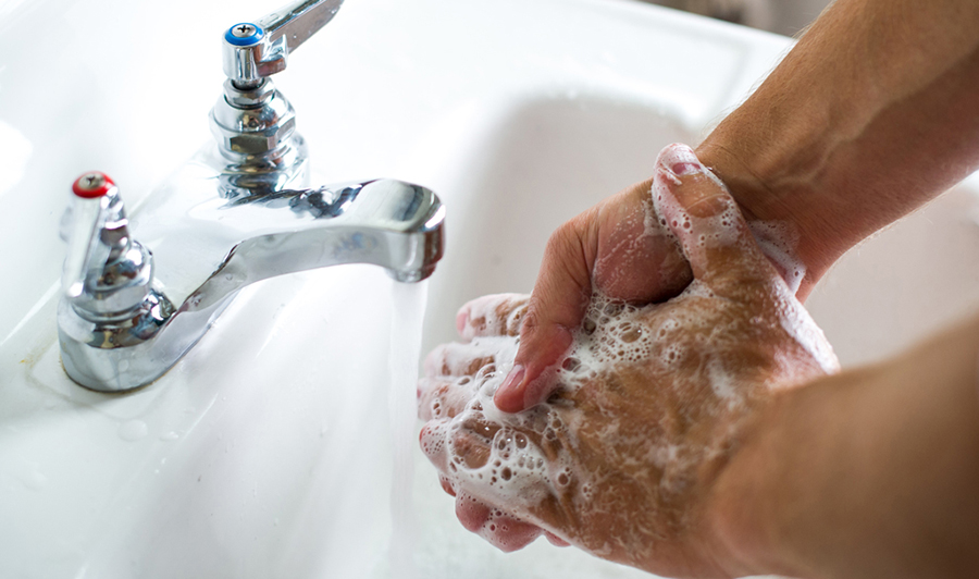 Washing hands, USDA