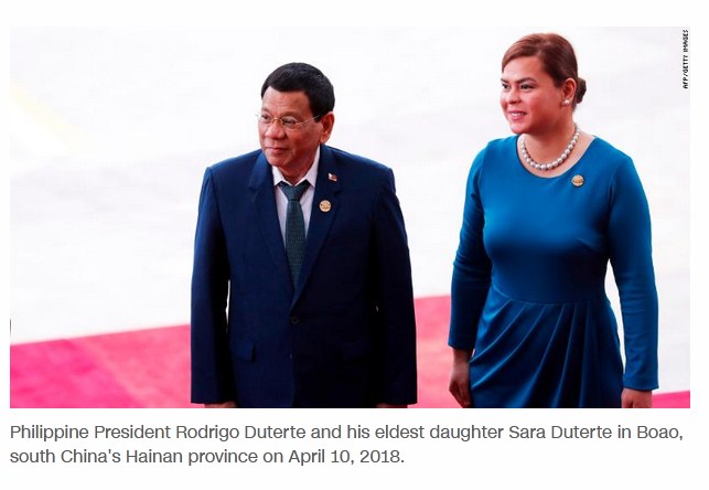 Daughter of President Rodrigo Duterte of Philippines to Contest for Vice President