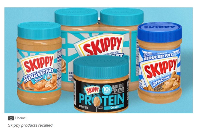 161,692 Pounds of Skippy Peanut Butter Recalled Due to Metal Contamination