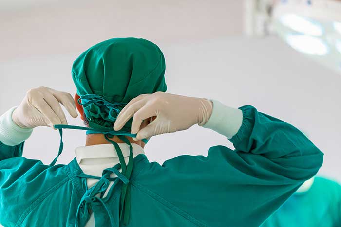 Proper Surgical Gown Handling